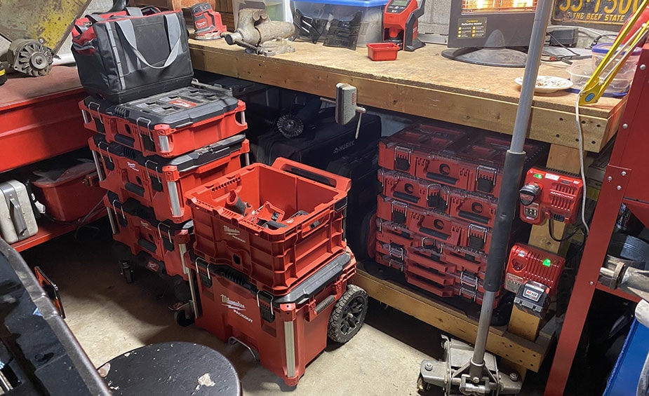 Details about  / Milwaukee Packout Modular Tool Box Storage System Home Garage Organizer